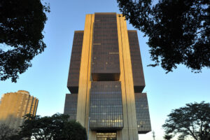 Fachada do edifício-sede do Banco Central do Brasil, em Brasília