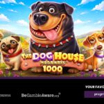 Arte oficial do slot The Dog House Megaways 1000, da Pragmatic Play