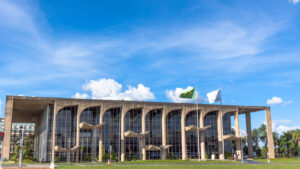 Fachada do Palácio da Justiça, sede do Ministério da Justiça e Segurança Pública, em Brasília
