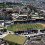 Vista aérea do Estádio São Januário, do Vasco da Gama, no Rio de Janeiro