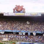 Torcida do Cruzeiro Esporte Clube no Mineirão (Foto de arquivo: torcida do Cruzeiro no Mineirão, 2009.)