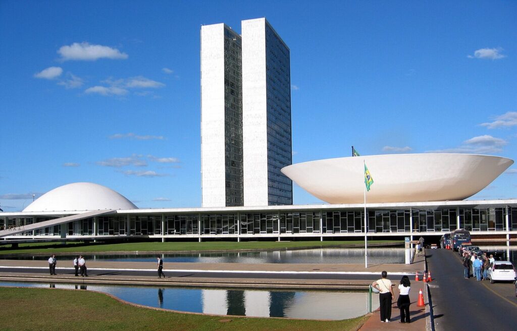 Fachada do Congresso Nacional em Brasília, sede das audiências da Câmara dos Deputados (Foto de arquivo do Congresso Nacional em Brasília, sede das audiências da Câmara dos Deputados.)