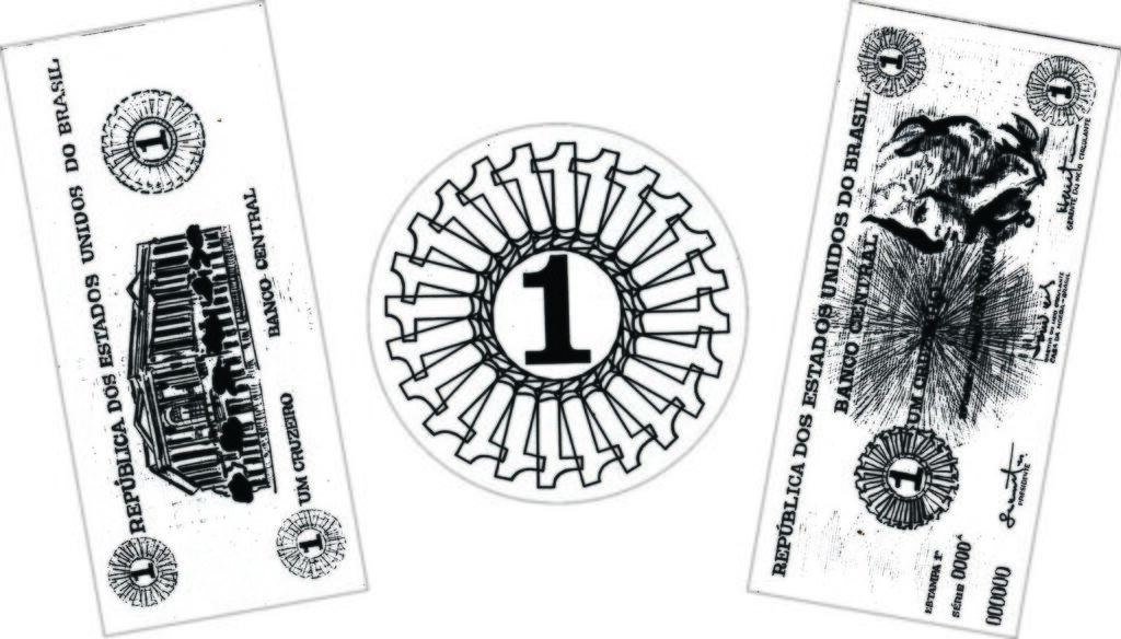 Imagem de arquivo histórico do Banco Central do Brasil, projeto de cédula de 1 cruzeiro do concurso de 1966, ligado ao museu de valores da instituição, sem relação direta com a resolução do CMN sobre bloqueio de contas de bets ilegais (Imagem de arquivo histórico (1966) do Banco Central do Brasil, sem relação com a resolução do CMN sobre bloqueio de contas de bets ilegais.)