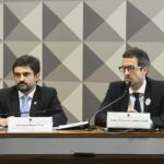 Presidente do IBJR, André Pereira Cardoso Gelfi, depõe em audiência da CPI das Apostas Esportivas no Senado (Foto de arquivo: audiência da CPI das Apostas Esportivas no Senado, novembro de 2024, com o presidente do IBJR.)