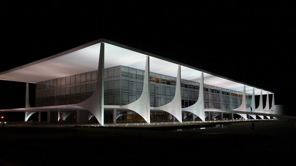 Fachada do Palácio do Planalto, sede do governo federal em Brasília (Imagem de arquivo: fachada do Palácio do Planalto, sede do governo federal.)