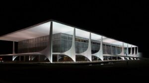 Fachada do Palácio do Planalto, sede do governo federal em Brasília (Imagem de arquivo: fachada do Palácio do Planalto, sede do governo federal.)