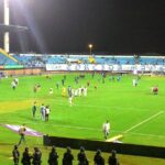 Partida do Campeonato Brasileiro Série A com estádio cheio ao fundo (Foto de arquivo: partida do Campeonato Brasileiro Série A, 2015.)