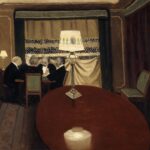 Pintura 'The Poker Game', de Félix Vallotton (1902), mostrando homens reunidos em torno de uma mesa de cartas (Ilustração: pintura 'The Poker Game', de Félix Vallotton (1902), sem relação direta com o BSOP.)