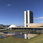 Fachada do Congresso Nacional em Brasília, sede da Câmara dos Deputados e do Senado Federal (Foto de arquivo: fachada do Congresso Nacional, sede da Câmara e do Senado, 2019.)