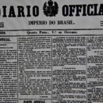 Reprodução histórica da primeira edição do Diário Oficial da União, veículo de publicação de portarias de autorização de apostas (Imagem ilustrativa: reprodução histórica do Diário Oficial da União, veículo de publicação de atos oficiais como a autorização citada.)